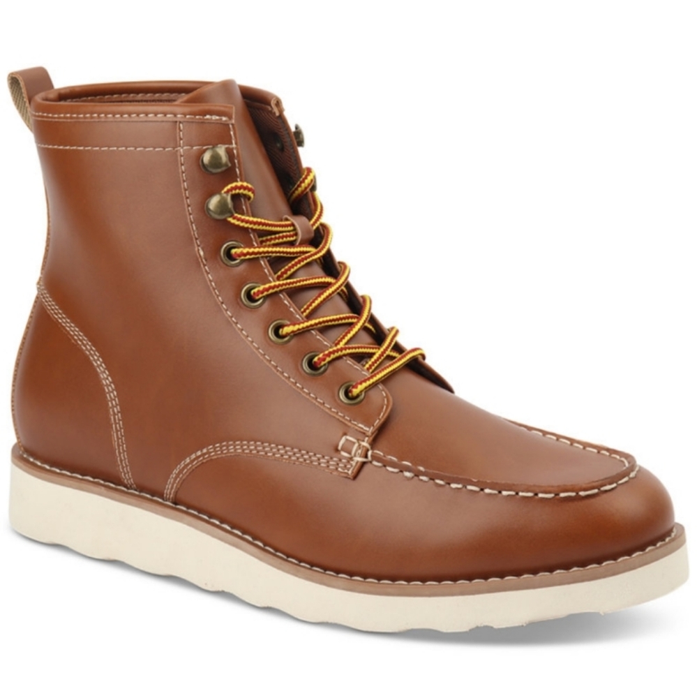 NWT Mens Club Room Boots Arthur Tan